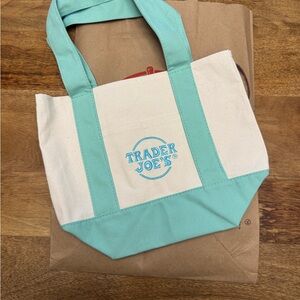 Trader Joe’s Mini Canvas Tote Bag - Green